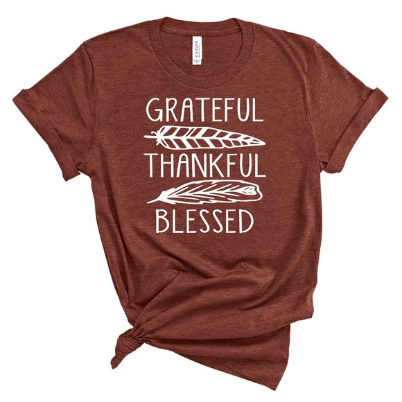 One Blessed Nana Tops - NWT *BOUTIQUE*  GRATEFUL*THANKFUL*BLESSED TEE   XL